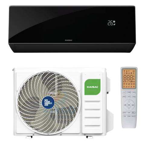 Kaisai PRO Heat+ 3,5kW KRB-12TLH - fekete mono split klíma szett