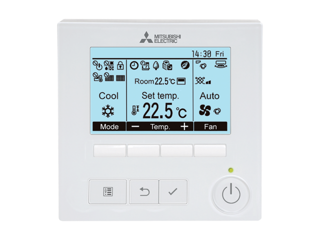 Mitsubishi Electric PAR-41MAA - fali vezetékes szabályzó
