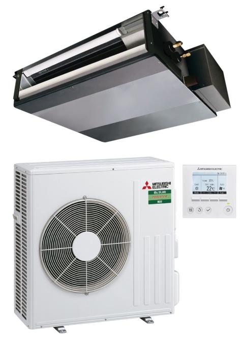 Mitsubishi Electric SUZ-M60VA2 + SEZ-M60DA3 + PAR-41MAA 
- légcsatornázható klímaszett